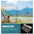 thumbnail image 3 of OULII Lot de 1 Bâche Transparente Robuste Imperméable pour Tente pour Amis Qui 36.6x36.6 Po, 3 of 8