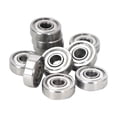 thumbnail image 1 of Bouclier d'Étanchéité Bimétallique Roulement Micro Rainure Profonde 5 Pcs R2ZZ 3.175x9.525x3.967mm ABEC-5 Roulements à Billes Rainure Profonde Rangée Unique, Facile à Utiliser, 1 of 3