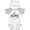 White & Heather w/ Ears, variant on Inktastic It's Home- Alabama State Outline DIstressed Text Boys or Girls Baby Bodysuit
