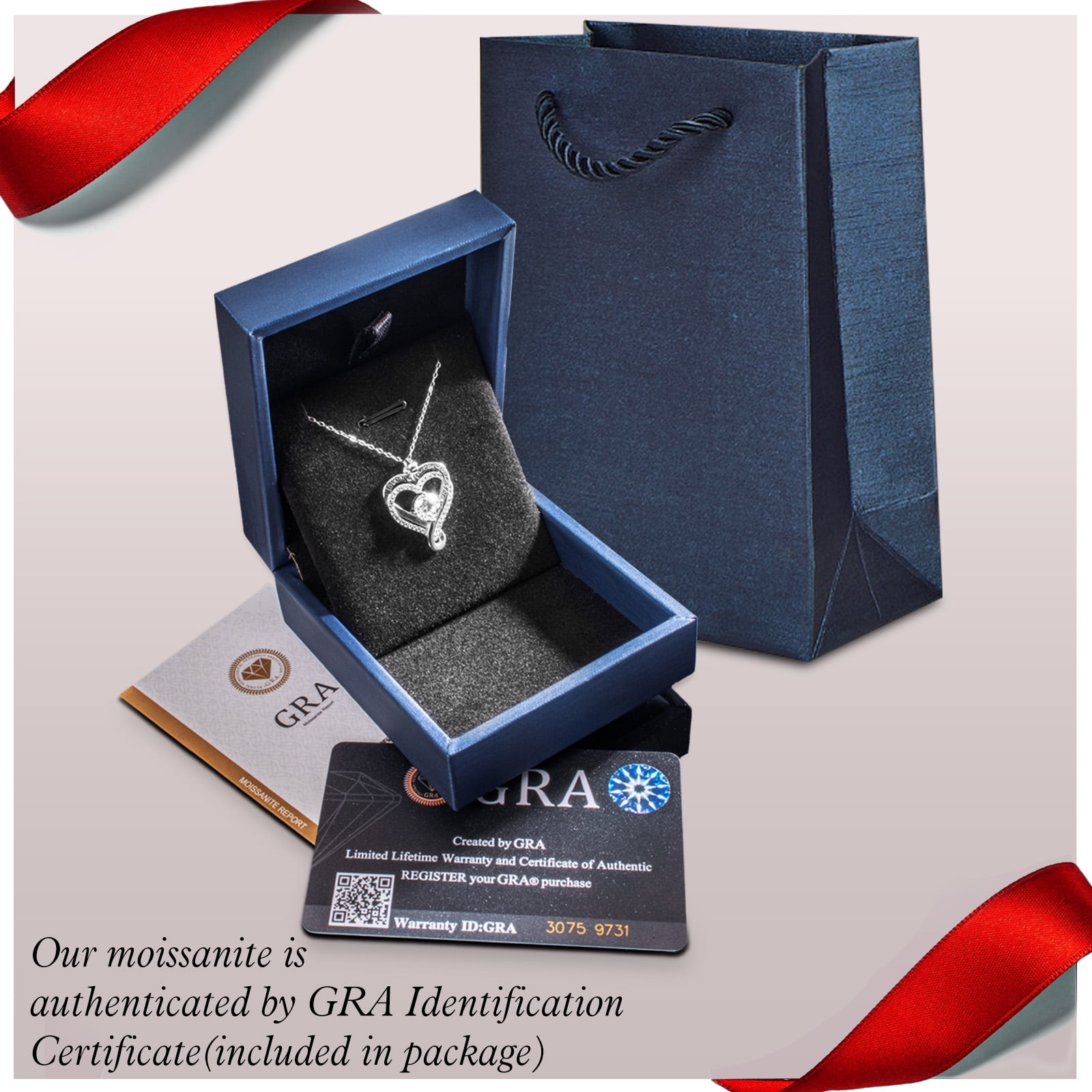 Inadays Necklaces for Women Jewelry for Women Gifts for Her Infinity Heart I Love You Necklace S925 Sterling Silver Anniversary Birthday Gifts for Mom Wife Girlfriend   Valentine's Day Gift