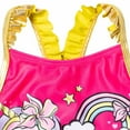 thumbnail image 5 of JoJo Siwa Little Girls Racerback Tankini Top and Bikini Bottom Pink 5-6, 5 of 6