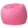 thumbnail image 2 of Emma + Oliver Small Solid Light Pink Refillable Bean Bag Chair for Kids and Teens, 2 of 10