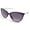 Black & White, variant on Women's Fashion Cat-Eye Horn Rimmed Sunglasses - Ava Gardner - Black