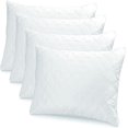 thumbnail image 1 of Waterproof Quilted Pillow Protector Pad, Super Soft -Breathable and Noiseless Cover (Pillowcase 4-Pack), 1 of 16