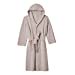 thumbnail image 3 of Barefoot Dreams CozyChic Ribbed Hooded Robe, Silver Ice, Size 1, 3 of 12
