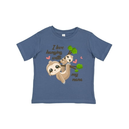 

Inktastic Hanging with My Nana Gift Toddler Boy or Toddler Girl T-Shirt
