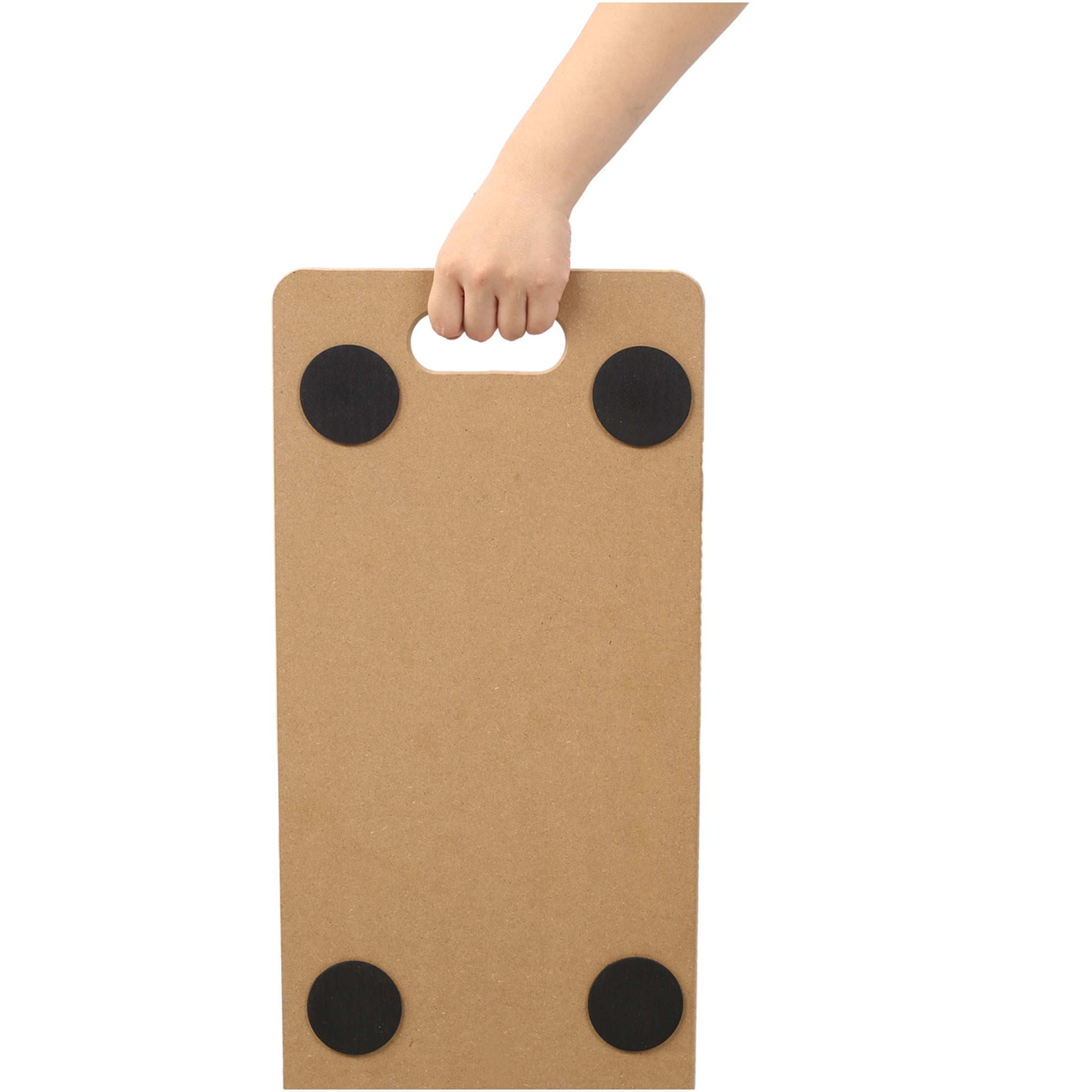 JERFIT Heavy Duty Furniture Dolly Mover with Wheels, 2-Pack 500lb Capacity Wood Moving Platform for Appliances, Piano, Couch