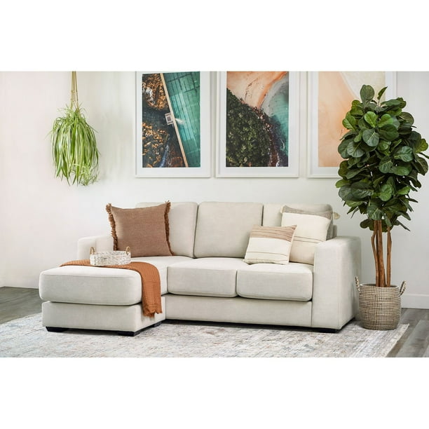 Elliot Reversible Sofa Chaise Sectional, Assorted Colors