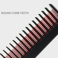 thumbnail image 4 of 4Pcs Hair Styling Combs Set Teasing Hair Brushes Rat Tail Combs Edge Tool for Women Edge Back Brushing Combing Slicking Hair, 4 of 11