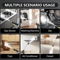 thumbnail image 6 of 2026 Handheld Steam Cleaner: 2500W High Temperature Pressurized Steamer with 6 Adjustable Levels - Portable Multi-Surface Steam Cleaning Machine for Kitchen, Bathroom, Furniture, Car - WHITE, 6 of 8