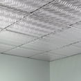 thumbnail image 5 of FASÄDE Current Decorative Vinyl 2ft x 2ft Lay in Ceiling Panel in Brushed Aluminum (5 Pack), 5 of 5
