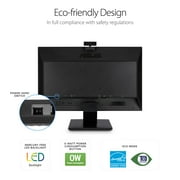 ASUS BE24EQK Business Monitor – 23.8, FHD, IPS, Frameless, Full HD Webcam, Mic Array, Flicker free, Low Blue Light, HDMI