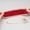 Red, variant on QualiVow White Velvet Ribbon 3.93 Inch Wide 196.8 Inch Long with Silver Edge for Christmas Gift Wrapping Table Runner Decor