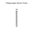 thumbnail image 2 of Unique Bargains Fully Threaded Rod M5 x 45mm 0.8mm Thread Pitch 304 Stainless Steel Right Hand Threaded Rods Bar Studs 5 Pack, 2 of 4