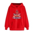 thumbnail image 2 of WJHWSX Womens Hoodies,Hoodies for Women,Breathable,Soft,Polyester,Red,S(US:4), 2 of 5