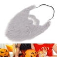 thumbnail image 4 of Bigote de Barba Falsa Divertido Disfraz de Fiesta para Hombre Halloween Barba Pelo Facial Disfraz Juego Bigote Gris ANGGREK Otros, 4 of 8