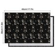 thumbnail image 6 of Schnauzer Dog Summer Placemats Table Placemats Set Of 4-Linen Kitchen Washable Placemats Table Mats 11.8"x17.7"Non-Slip Heat Resistant, 6 of 6