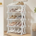 thumbnail image 6 of Shoe Rack Organizer, 5 Tier Space Saving Shoe Shelf Metal Shoe Rack, Shoe Organizer for Entryway, Living Room, Doorway, Closet, Bedroom, Corner, 6 of 7