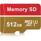 thumbnail image 1 of Tarjeta de memoria microSDXC de 512 GB, Clase 10 y U3, alta velocidad, incluye adaptador, compatible con Nintendo Switch, cámaras, teléfonos y drones., 1 of 6