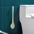 thumbnail image 3 of Escobilla de baño montada en la pared con soporte Limpiador de baño de mango largo (verde) Ndcxsfigh Nuevos Originales, 3 of 7