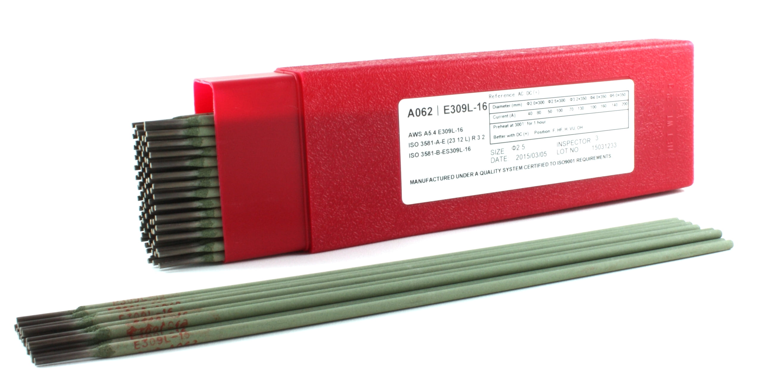 E309L16 Stainless Steel Welding Electrode 12" x 3/32" (4.4 LB