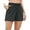 Dark gray, variant on Women's Drawstring Board Shorts High Rise Bandeau Shorts Swims Bottoms for Women