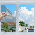 thumbnail image 1 of One Way Mirror Window Film Daytime Privacy lass Sticker Heat Control Sun Blocking Windows Tint Anti-UV Reflective Films for Home Office (23.6x78.7 inches, Silver), 1 of 8