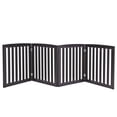 thumbnail image 5 of HomGarden 24'' Height Pet Dog Gate Folding 4 Panels for Doorways, Stairs - Brown, 5 of 12