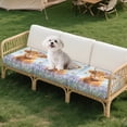 thumbnail image 7 of Xoenoiee Highland Cattle Print 3 Pcs Couch Cushion Covers Soft Plush Stretch Sofa Seat Cover Butterfly Lavender Flower Washable Jacquard Sofa Slipcovers with Elastic Bottom for Couch Chair, 7 of 7