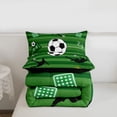 thumbnail image 5 of Erosebridal Football Sport Gamer Twin Comforter Sets,Soccer Ball Games Kids Bedding Set,Reversible Black 2 Pieces, 5 of 7