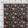 thumbnail image 2 of oneOone Polyester Spandex Black Fabric Florals Dress Material Fabric Print Fabric By The Yard 56 Inch Wide, 2 of 4