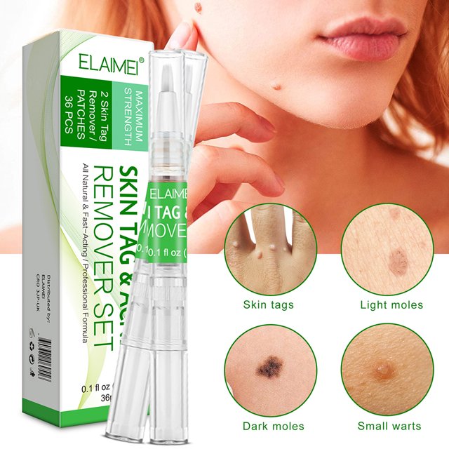 Bolígrafo Removedor De Etiquetas De Piel Eliminador de etiquetas de piel portátil Pen Patch Wart Remove Acne Mole Treatment Tool Ndcxsfigh Cuidado Belleza