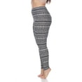 thumbnail image 2 of White Mark Women's Plus Size Holiday Printed Leggings, 2 of 2