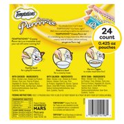 Temptations Creamy Puree Chicken, Salmon & Tuna Lickable Cat Treats, 24 Pack
