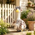 thumbnail image 5 of Sruoe Porch Goose Outfits, 23 Inch Porch Goose Clothes, Sports Theme Rugby Costume Goose Clothes Dress, Duck Sculpture Clothes for Lawn Statue Cement Statue Yard Patio Party Decoration, 5 of 6
