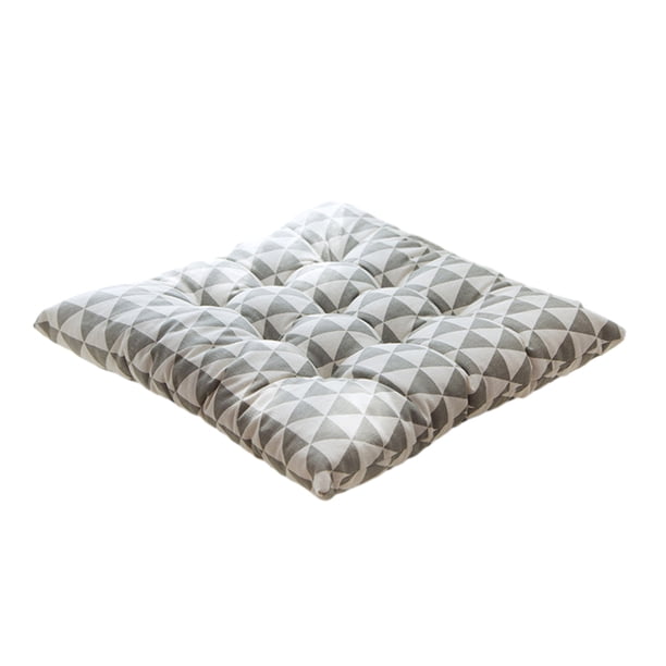 Cojines de asiento suaves y cómodos Yuarrent cojines de silla cuadrado antideslizante Triángulos grises