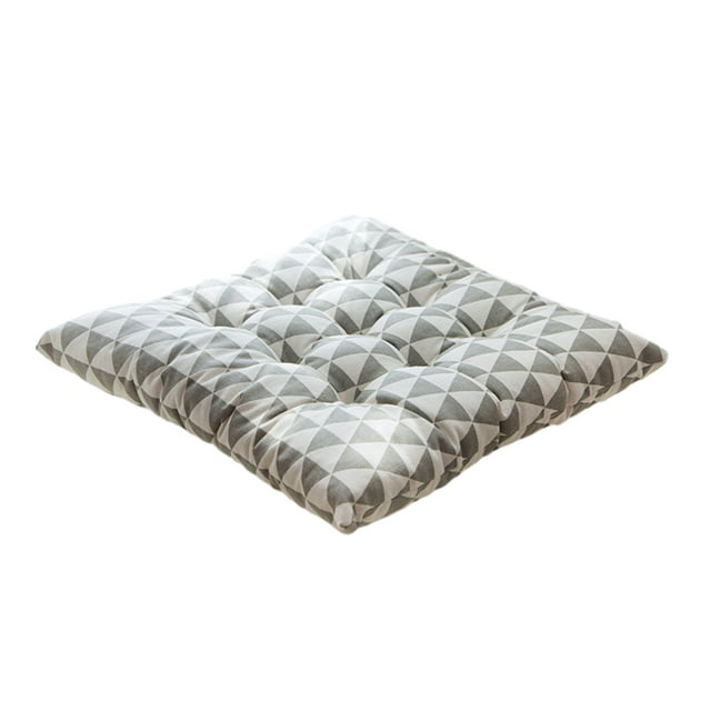 Wweixi Cushion Pad For Square Chair - Soft And Comfortable Wide Range Of Uses Square Chair Cushion Grey Triangles 1Set