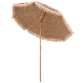 thumbnail image 3 of Costway Sombrilla de Patio Tiki con Techo de Paja de 220 CM, Sombrilla de Playa con Diseño Inclinable, 8 Varillas, para Exteriores Portátil y Liviana, Protección Solar, para Playa, Piscina, 3 of 3