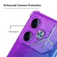 thumbnail image 4 of For TECNO Pova 6 5G TPU Case ENKAY Thickened Four Corner Drop-proof Phone Back Cover - Purple Blue, 4 of 5