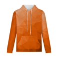 thumbnail image 4 of YLSDY Deals Men's Hoodies Gradient Sweatshirts Fashion Fall Hoodies Pullover Drawstring Winter Long Sleeve Shirt with Kangaroo Pocket Orange XXL, 4 of 5