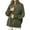 Army green, variant on Women Long Sleeve Zip Pullover Oversized Slouchy Ribbed Knit Sweatshirt Tunic Sweater with Slit