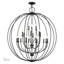 Livex Lighting - Milania - 19 Light Grande Foyer Chandelier-54 Inches Tall and