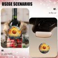 thumbnail image 4 of Funny Christmas Ornament,Basketball In Fiery And Watery Explosion,Xmas Round Ceramic Pendant, 4 of 6