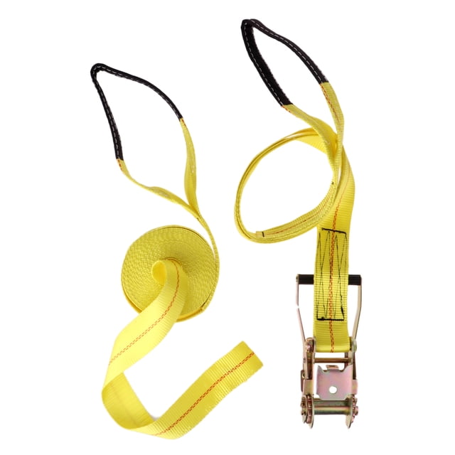 Kit de 36 pies con tensor de gancho y trinquete para entrenamiento de equilibrio Amarillo