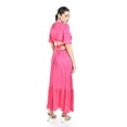 thumbnail image 3 of Vestido plisado Roman Fashion /Juvenil, 738 (Fiusha) fucsia M, 3 of 5