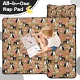 thumbnail image 4 of Boston Terrier and Flower Toddler Nap Mats for Kids Preschool,Sleeping Mat Bag or Kids,Toddler Sleeping Bag,Toddler Nap Mat or Daycare, 4 of 6
