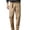 Z141 Khaki, variant on Plus Size Casual Chino Pants Men Straight Leg Flat Front Twill Trousers Classic Fit Work Slacks with Belt and Pockets Cotton Breathable Everyday Outdoor Pant XXXL