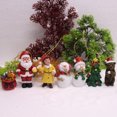 thumbnail image 1 of Jinsinto Kit d'Ornements Miniatures de Noël, 7 Pcs Mini Ornements de Noël en Résine Père Noël, 1 of 4