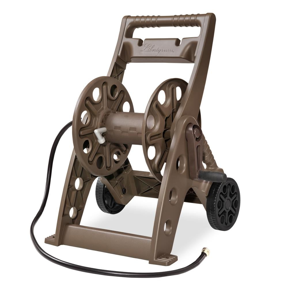 liberty garden wheel hose reel cart