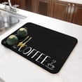 thumbnail image 4 of Coffee Bar Mat Rubber Dish Drying Mat For Kitchen Counter Coffee Mat for Home Bar Gift Kitchen Mat Coffee Bar Accessories Decorative Coffee Shop Chocolate Dish Drying Pad 23.5"X 15.5", 4 of 6